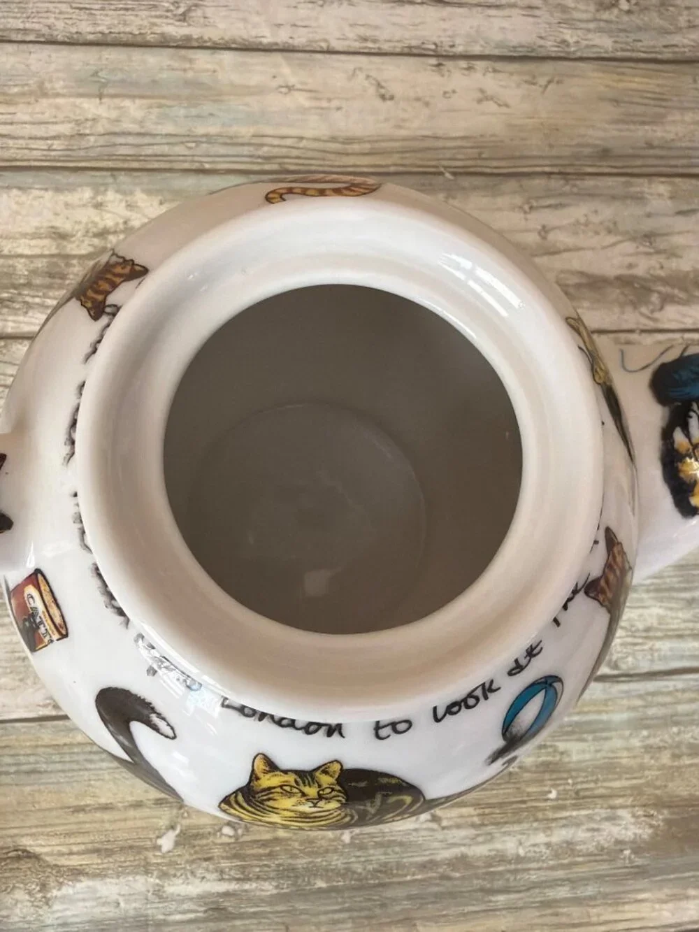 Paul Cardew Cat Kit-Tea Teapot Kitty Cat Where Have You Been Ceramic England - Picture 8 of 15